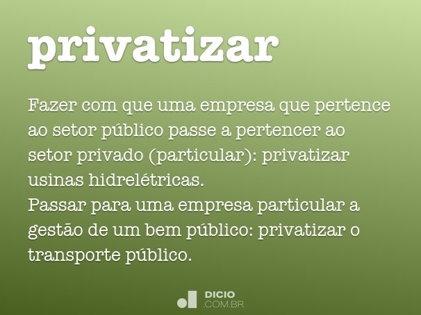 privatizar