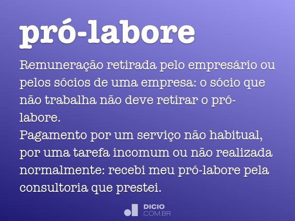 pró-labore