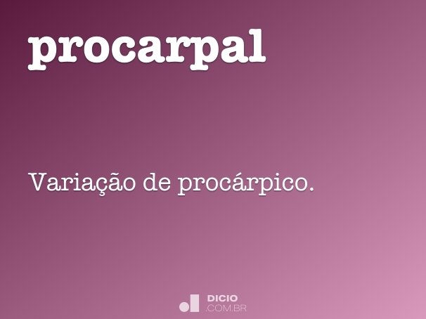 procarpal