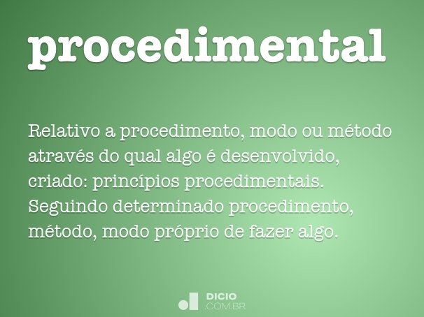 procedimental