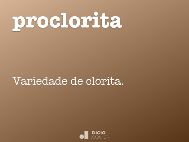 proclorita