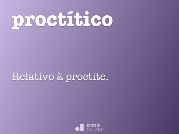 proctítico