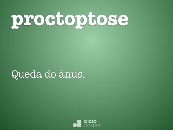 proctoptose