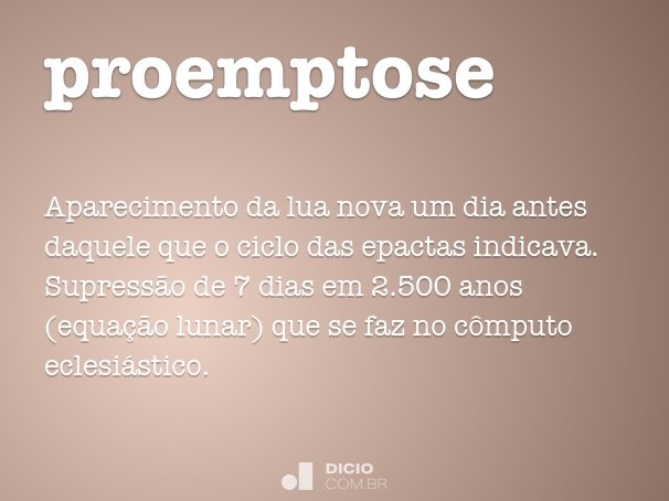proemptose