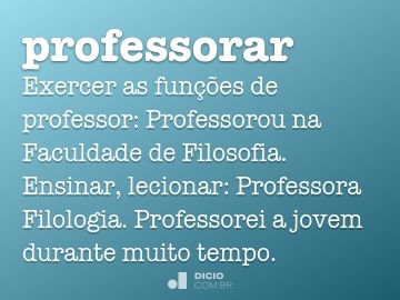 Professora - Dicio, Dicionário Online de Português