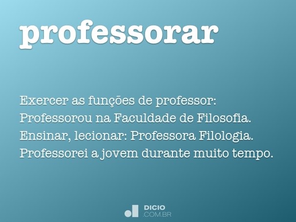 professorar