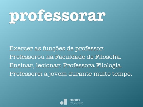 Professora - Dicio, Dicionário Online de Português