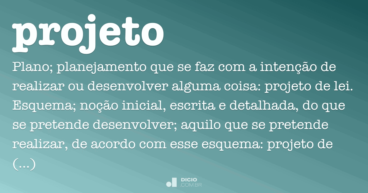 Projetos - DicionarioTec, o dicionário da tecnologia da informação