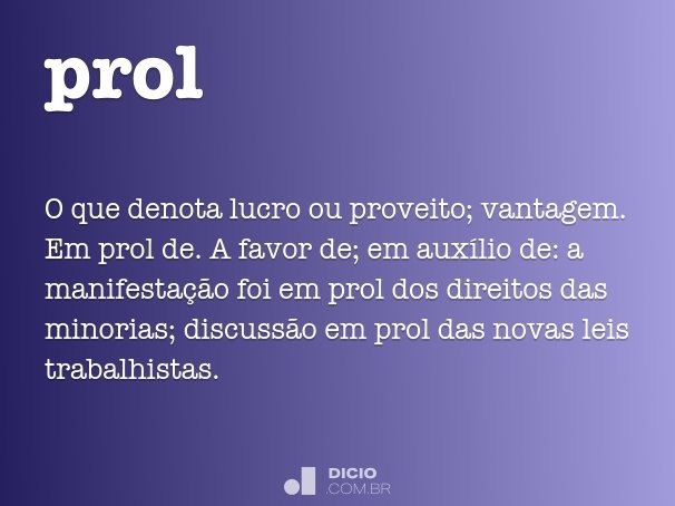 Favor - Dicio, Dicionário Online de Português
