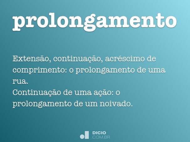 prolongamento