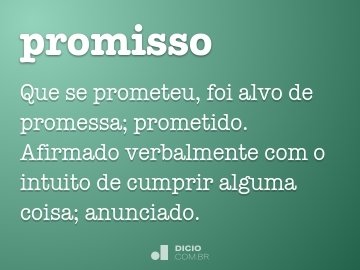 promis  Tradução de promis no Dicionário Infopédia de Francês - Português
