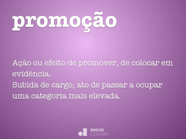 promoção