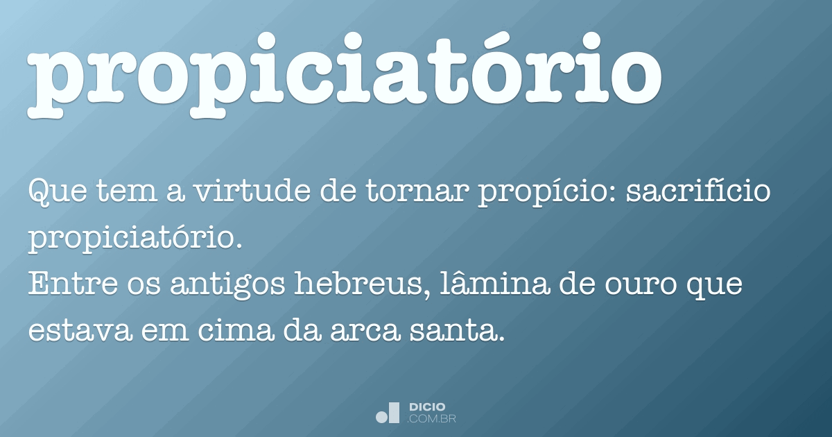 Propiciatório Dicio, Dicionário Online de Português