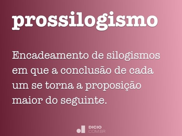 prossilogismo