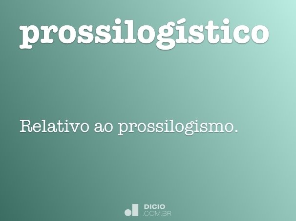 prossilogístico