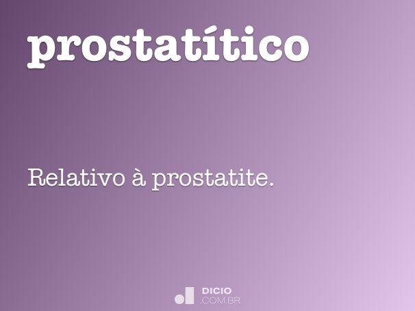 prostatítico