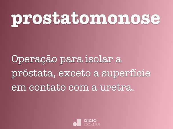 prostatomonose