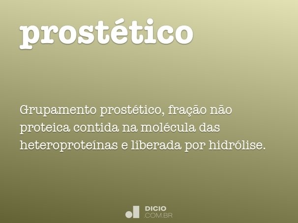 prostético