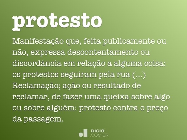 protesto