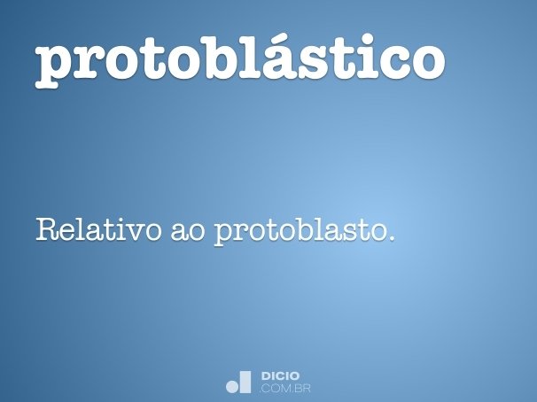 protoblástico