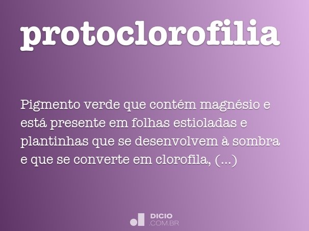protoclorofilia