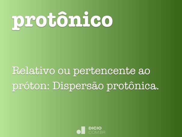 protônico