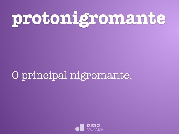 protonigromante
