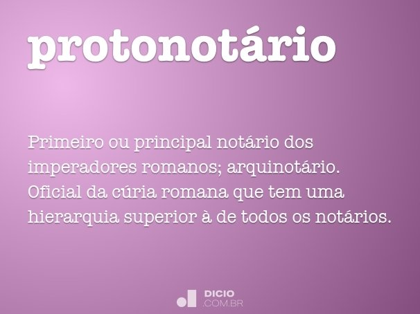 protonotário