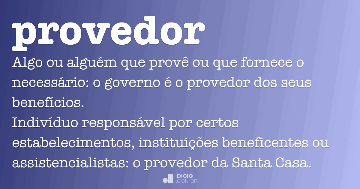 Provedor tornar segredo