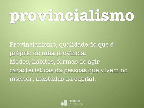 provincialismo