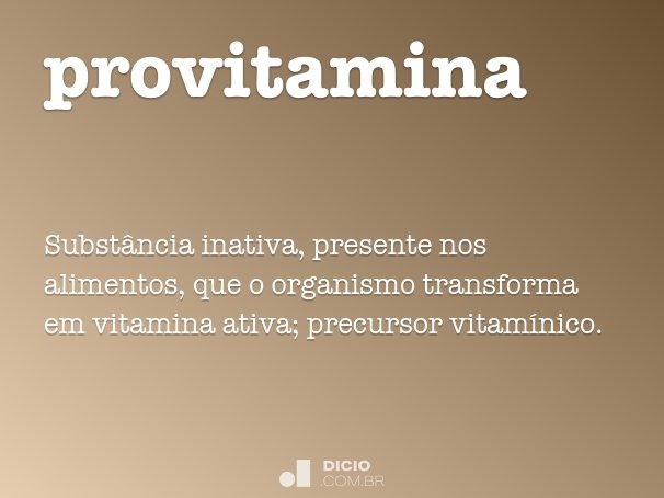 provitamina