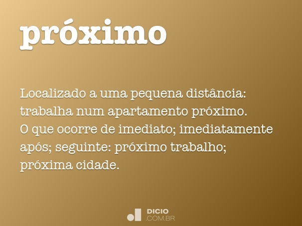 próximo