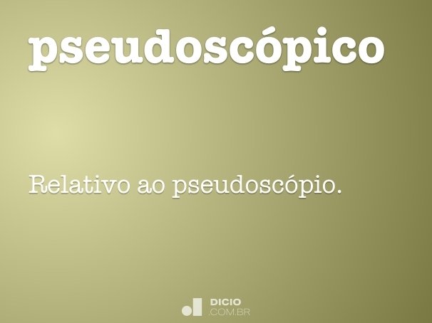 pseudoscópico