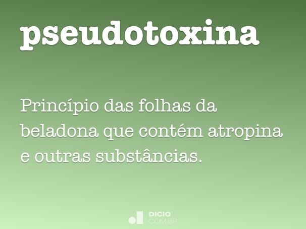 pseudotoxina