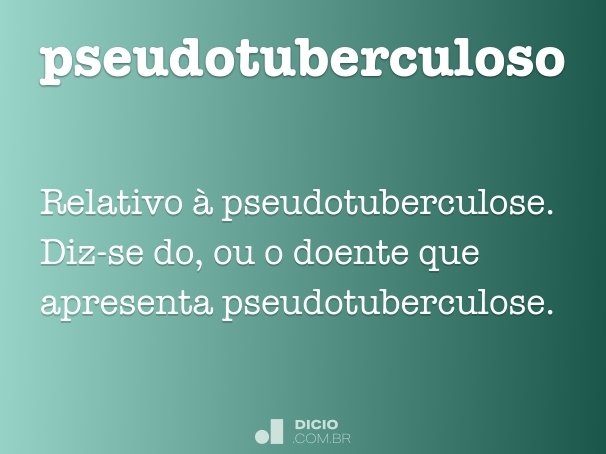 pseudotuberculoso