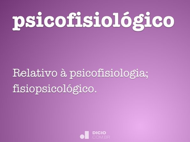 psicofisiológico