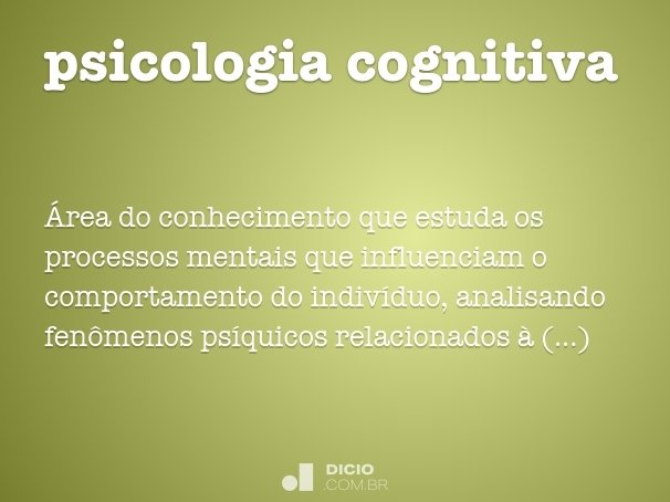psicologia cognitiva