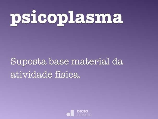 psicoplasma
