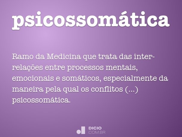 psicossomática