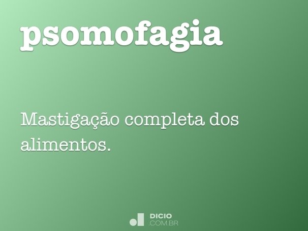 psomofagia