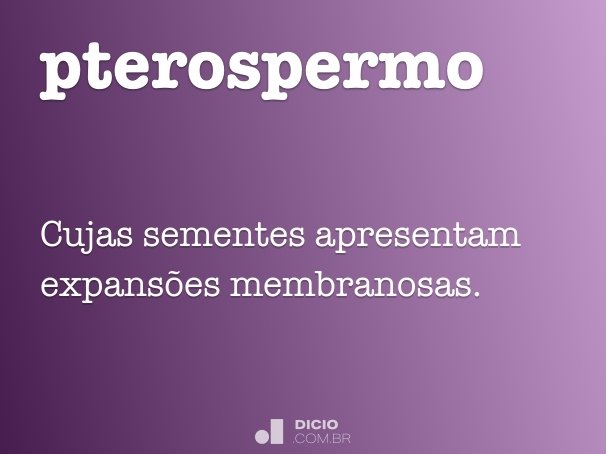 pterospermo