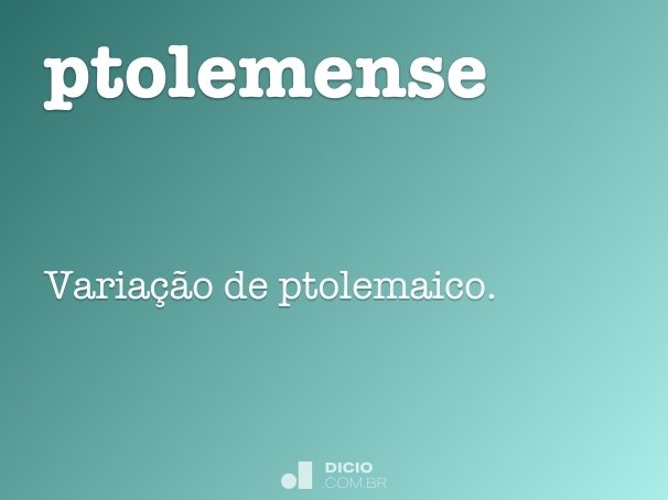 ptolemense