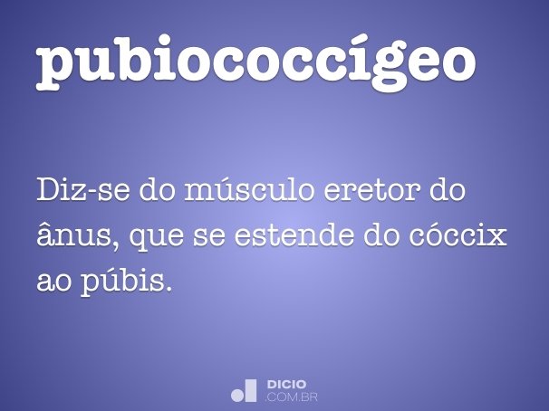 pubiococcígeo