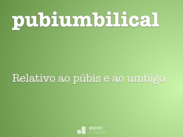 pubiumbilical