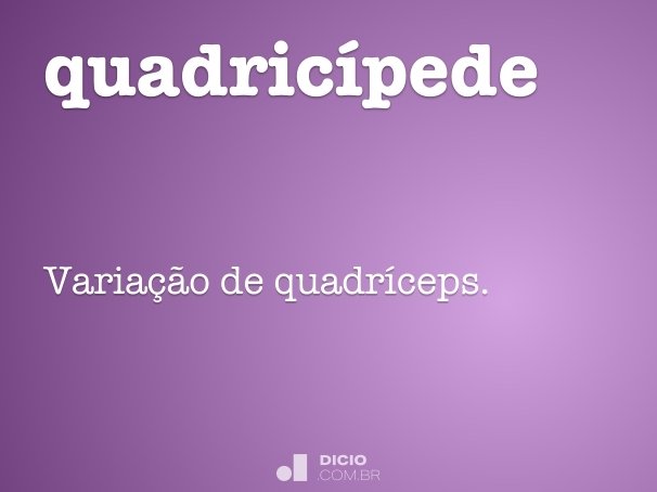 quadricípede
