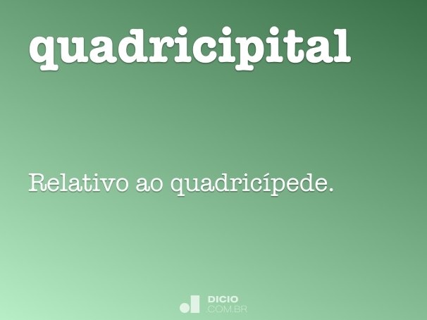 quadricipital