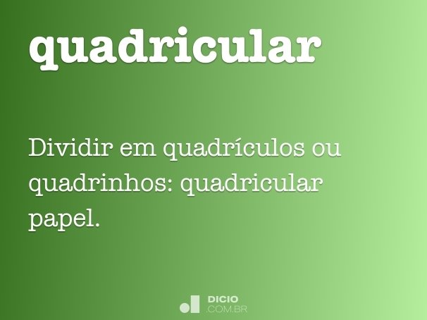 quadricular