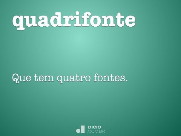 quadrifonte