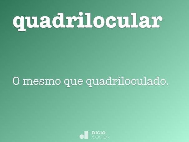 quadrilocular