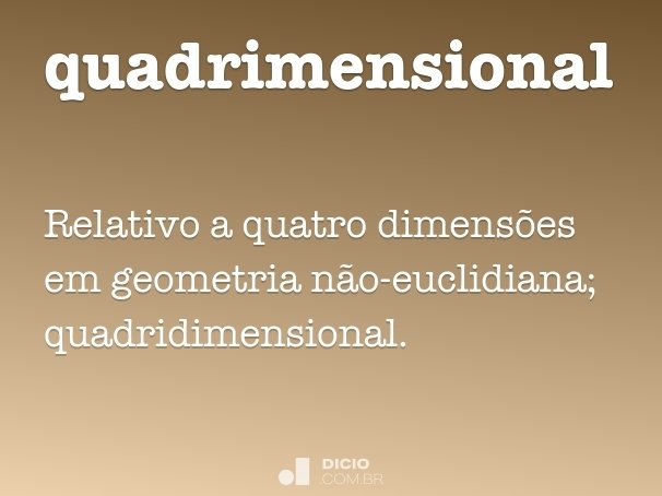 quadrimensional